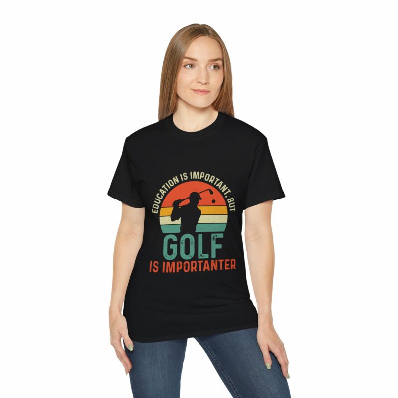 Merch Alliance Original - Vintage Golf is Importanter T-Shirt - Image 2