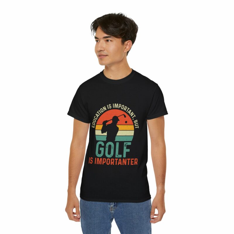 Merch Alliance Original - Vintage Golf is Importanter T-Shirt - Image 3