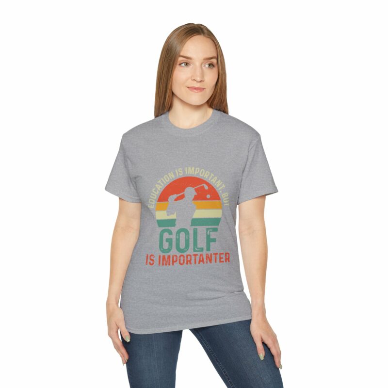 Merch Alliance Original - Vintage Golf is Importanter T-Shirt - Image 6