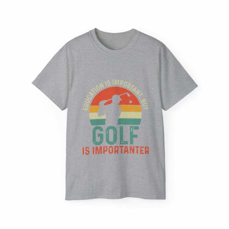 Merch Alliance Original - Vintage Golf is Importanter T-Shirt - Image 5