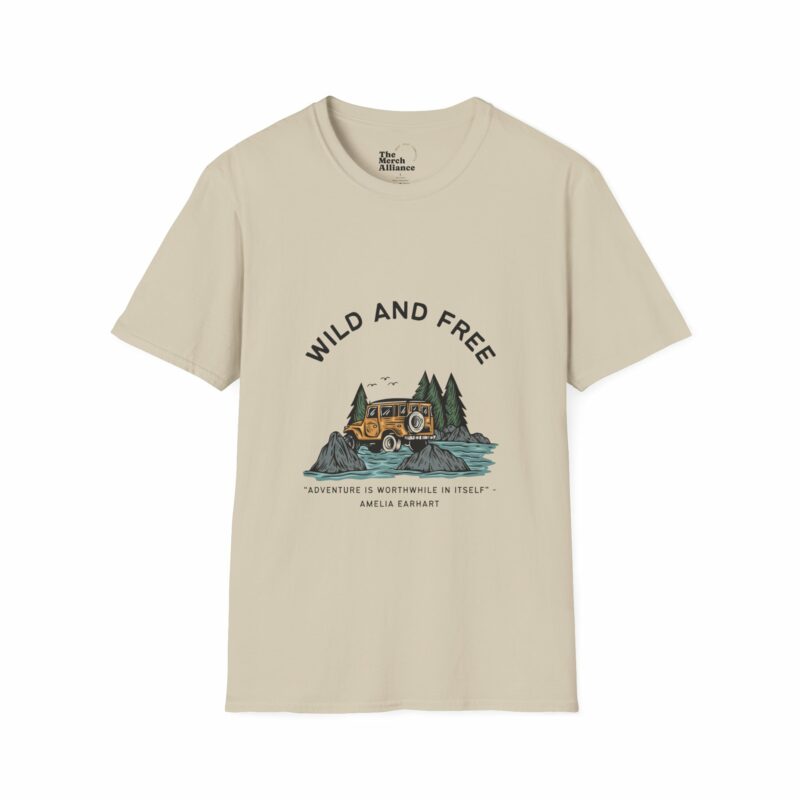Merch Alliance Original - Wild and Free T Shirt - Image 5