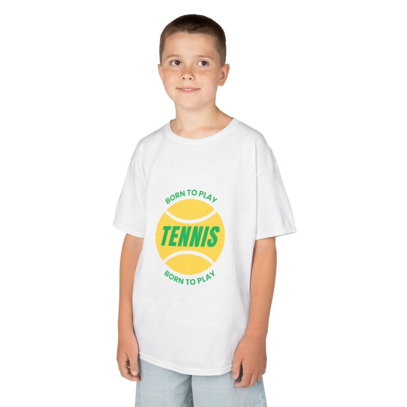 Merch Alliance Original - Toddler Born to play Tennis T Shirt - Image 3