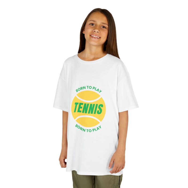 Merch Alliance Original - Toddler Born to play Tennis T Shirt - Image 4