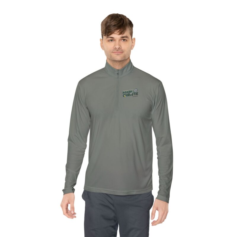 Mark Christie Tennis - Adult Unisex Quarter-Zip Pullover - Image 7