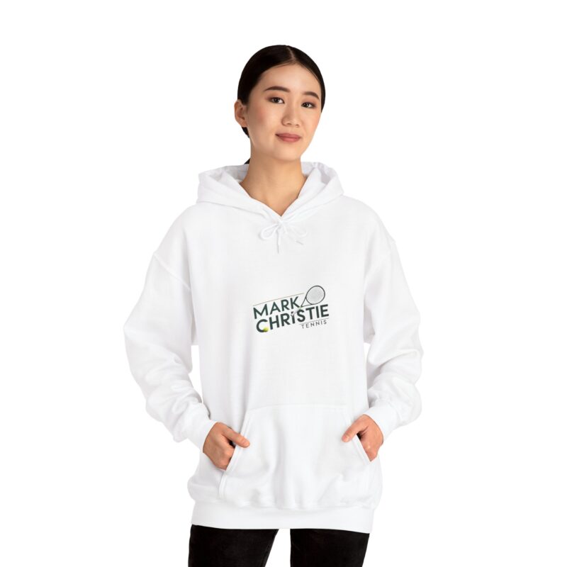 Mark Christie Tennis - Adult Unisex Hoodie - Unisex Heavy - Image 6