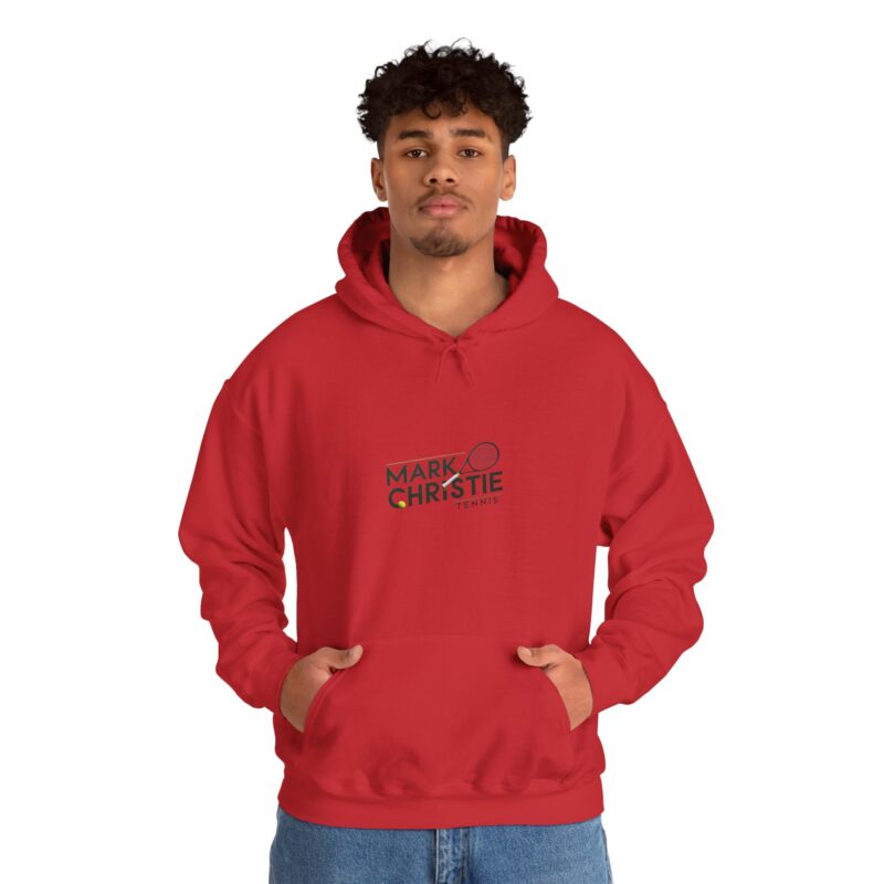 Mark Christie Tennis - Adult Unisex Hoodie - Unisex Heavy - Image 35