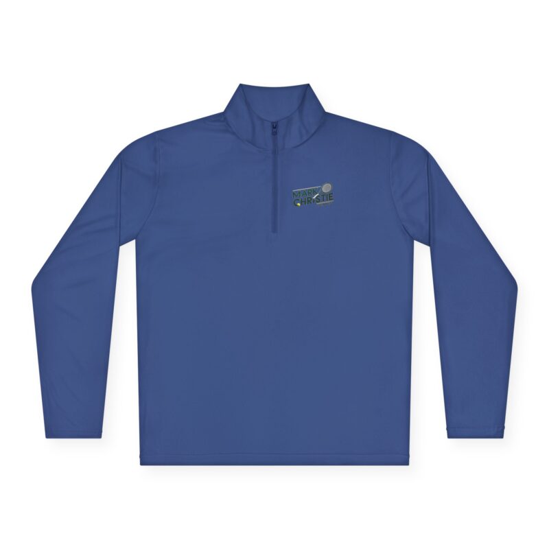 Mark Christie Tennis - Adult Unisex Quarter-Zip Pullover - Image 16