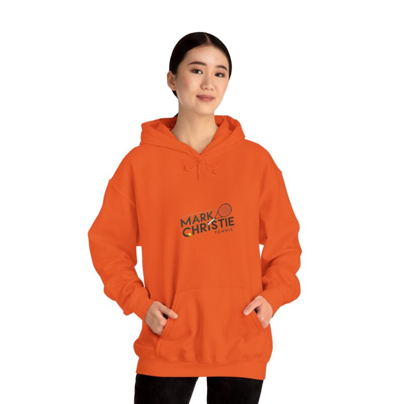 Mark Christie Tennis - Adult Unisex Hoodie - Unisex Heavy - Image 18