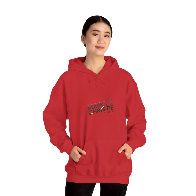 Mark Christie Tennis - Adult Unisex Hoodie - Unisex Heavy - Image 36