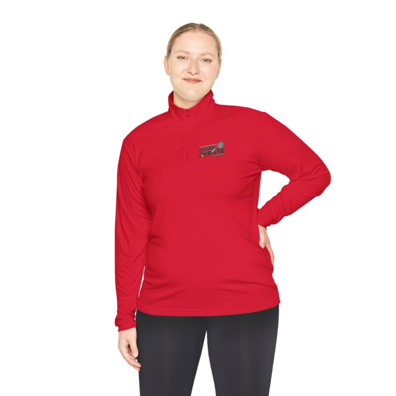 Mark Christie Tennis - Adult Unisex Quarter-Zip Pullover - Image 18