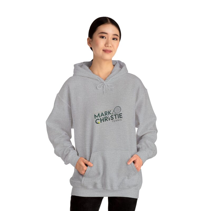 Mark Christie Tennis - Adult Unisex Hoodie - Unisex Heavy - Image 12