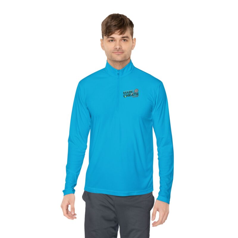 Mark Christie Tennis - Adult Unisex Quarter-Zip Pullover - Image 11