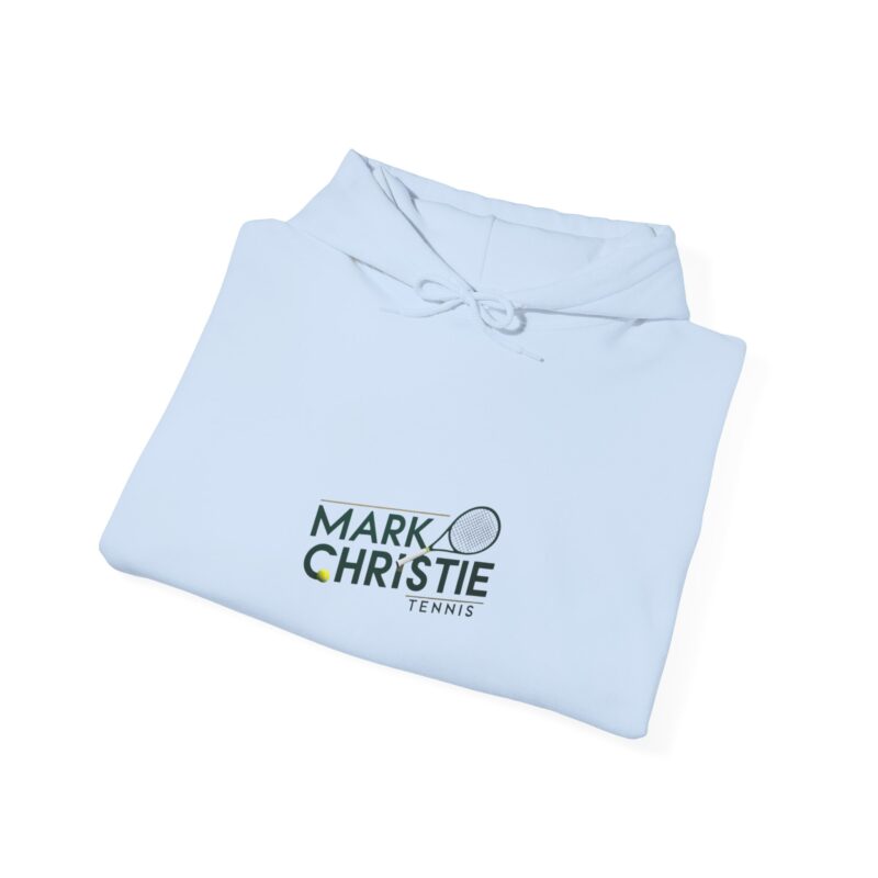 Mark Christie Tennis - Adult Unisex Hoodie - Unisex Heavy - Image 22