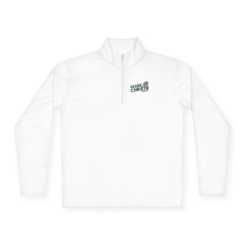 Mark Christie Tennis - Adult Unisex Quarter-Zip Pullover - Image 4