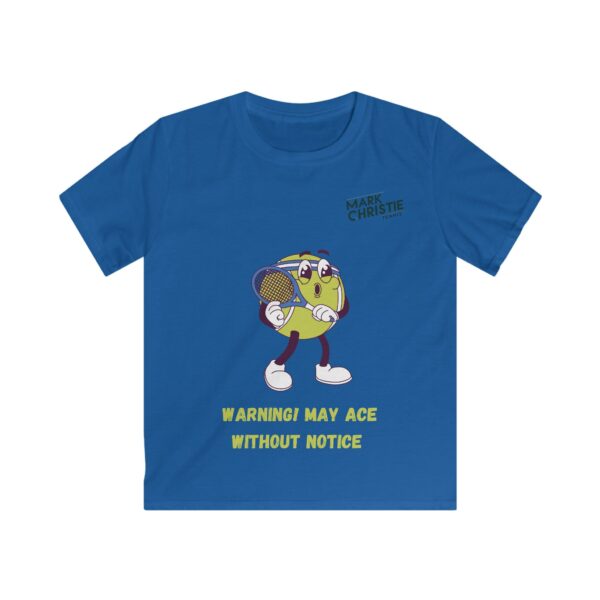Mark Christie Tennis - Boys "Warning may Ace without notice" T Shirt