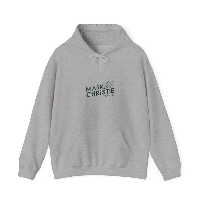 Mark Christie Tennis - Adult Unisex Hoodie - Unisex Heavy - Image 7