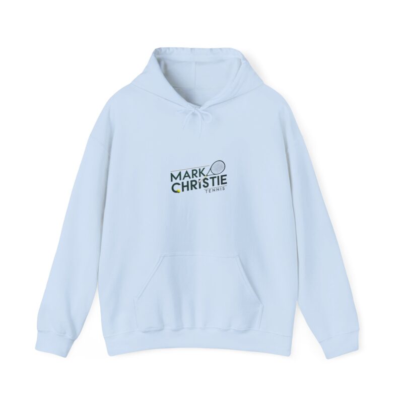 Mark Christie Tennis - Adult Unisex Hoodie - Unisex Heavy - Image 19
